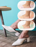 SATINIOR 8 Pairs Toe Topper Socks for Women, Mule Toe Topper Liner Half Socks Cotton Seamless...